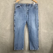 Dickies Jeans Men 38x30 Blue Carpenter Baggy Loose Denim Pants Work Skate Hip Ho