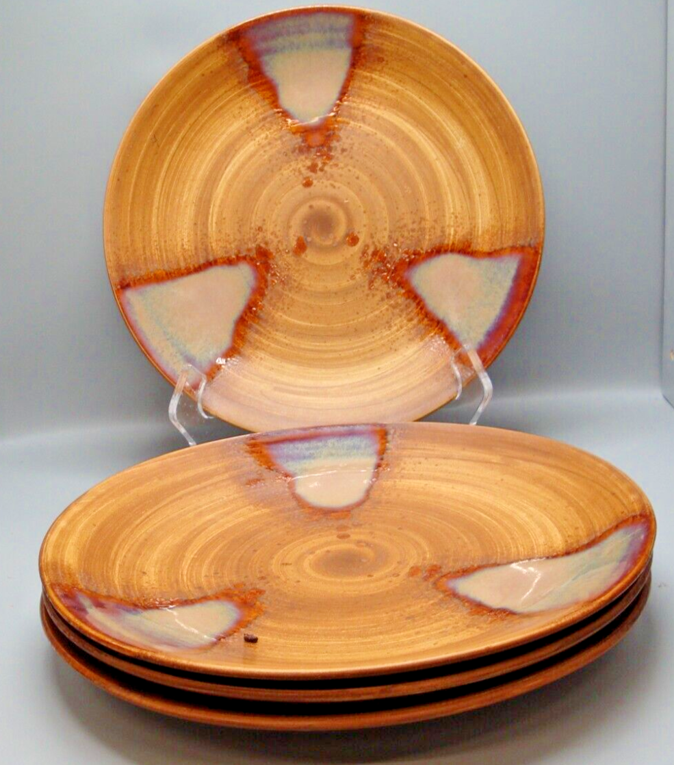 食器 SangoCHAMPAGNE Sango Splash Brown 4951 Dinner Plate (DARK) SOLD IN SETS OF FOUR