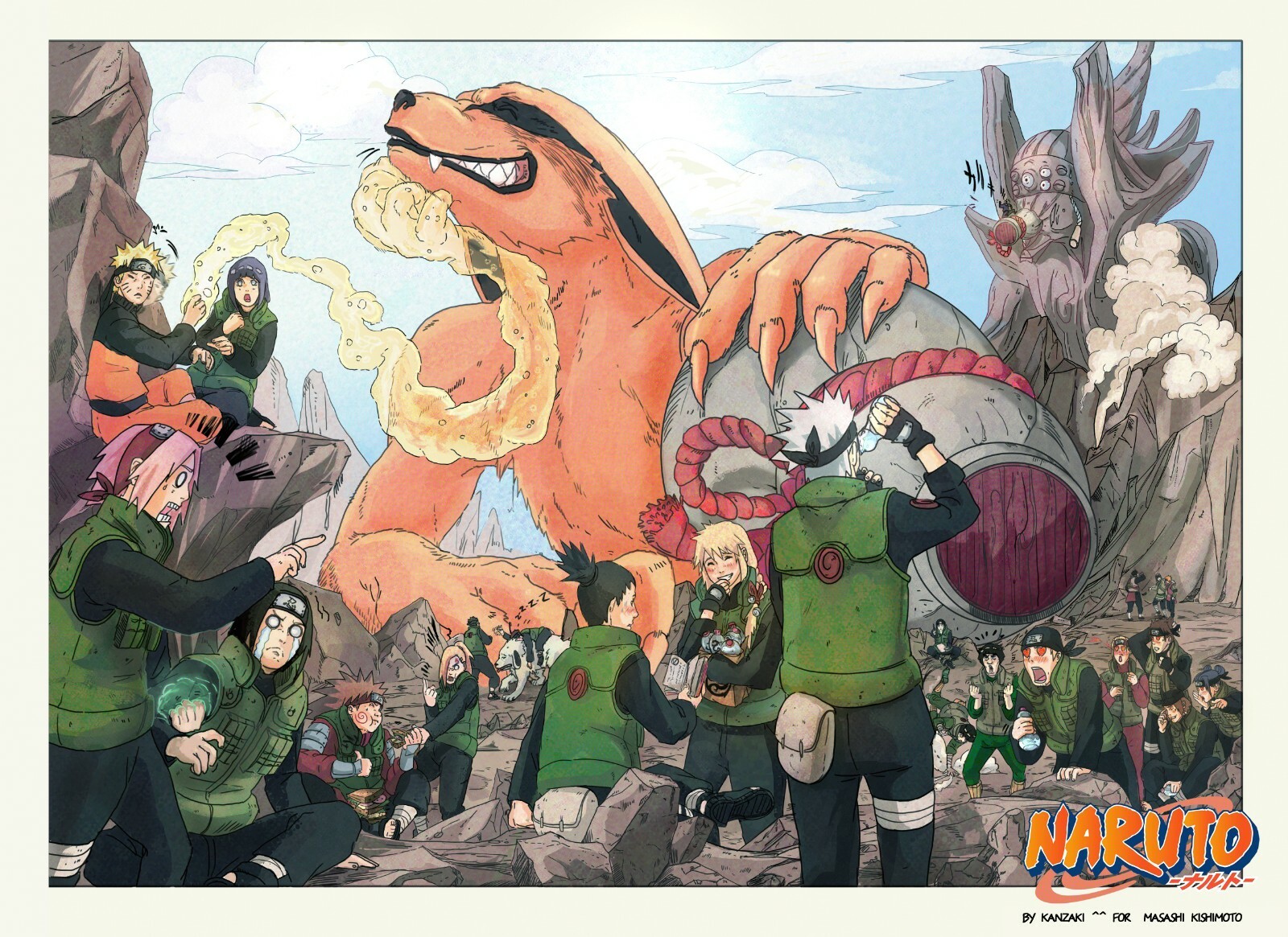 ANIME POSTER 12x18 NARUTO SHIPPUDEN 1715716 Shino Akamaru Chouji Sakura  Kakashi | eBay