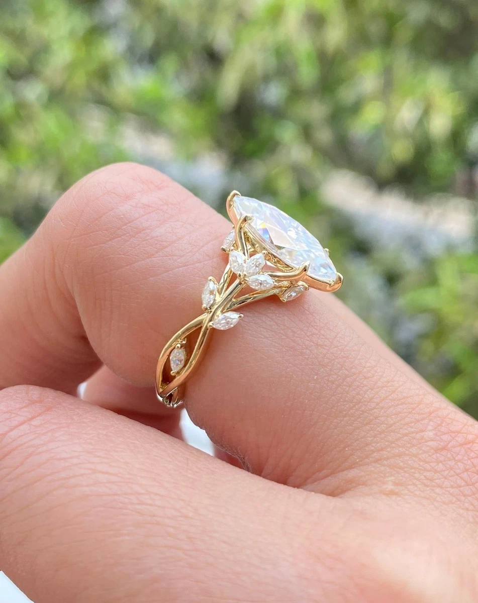 Floral sale wedding ring