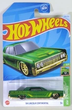 Hot Wheels - Dollar General Exclusive '64 Lincoln Continental Neon Green - 2024