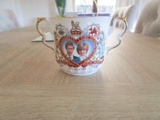 Prinz Charles und Lady Diana Hochzeit 29. Juli 1981 Tasse Doppelhenkel