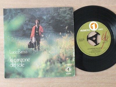 Lucio Battisti   La Canzone Del Sole    7'' Single  Vinyl  vg+