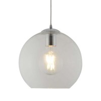 Decken HäNge Lampe Pendel Leuchte Chrom Glas Dimmbar Verstellbar Beleuchtung