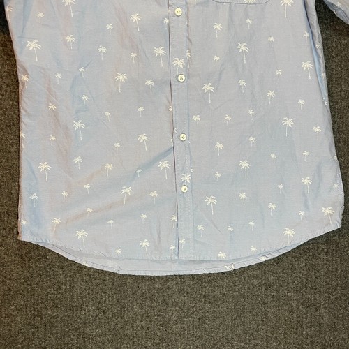 LEVEL TEN Shirt Adult Large Blue Button Up Short Sleeve Pocket Casual Mens. - Picture 3 of 10