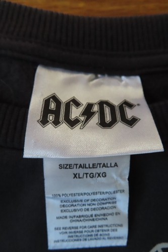 Retro 2021 AC / DC "Blow Up Your Video" (XL) Sweatshirt ANGUS & MALCOLM YOUNG - Picture 3 of 3