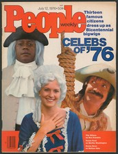 People Magazine July 12 1976 Celebs of 1976 ~Sonny Bono ~Flip Wilson ~ No Label