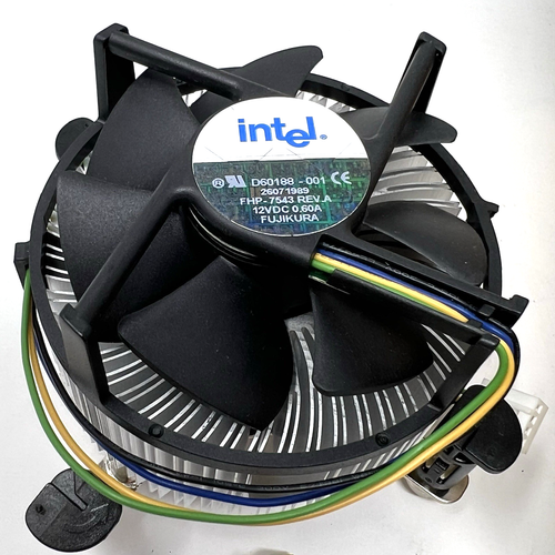 Intel D60188-001 CPU Cooler 4Pin Copper Core L54 - Picture 4 of 8