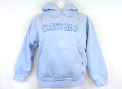 Exist Sportsline Atlantic Beach Sweatshirt Hoodie Blue Size Small EUC!