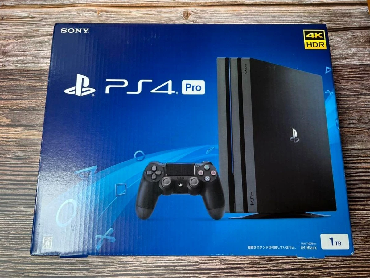PlayStation 4 Pro Jet Black 1TB (CUH-7100BB01) New