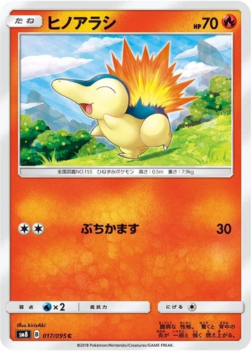 Cyndaquil 017/095 Sm8: Super-Burst Impact