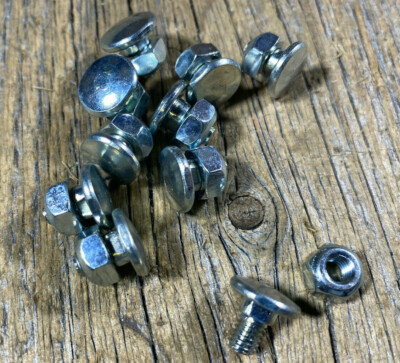 X10 VINTAGE BIKE BICYCLE DERAILLEUR HANGER BOLTS LOT LOW PROFILE FRAME  DROPOUTS