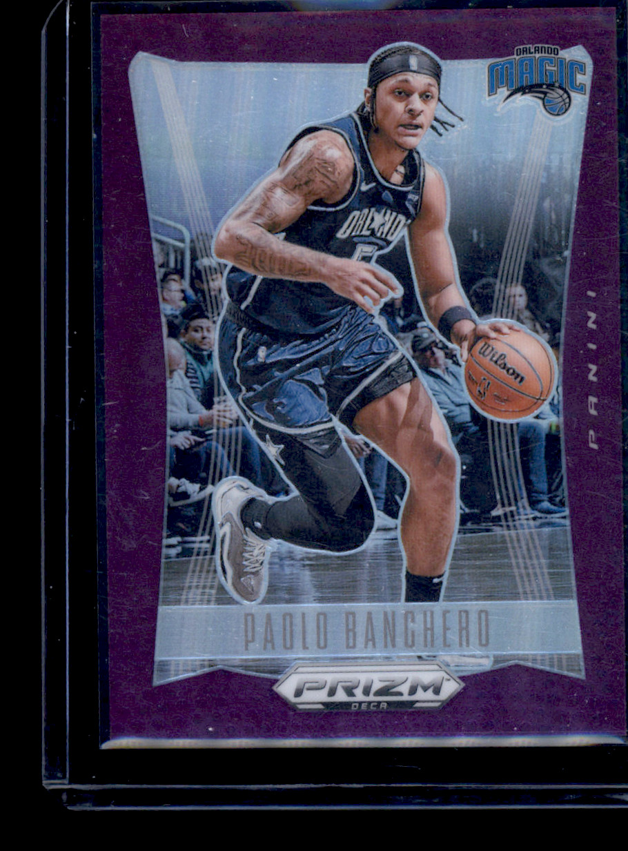 2023-24 Panini Prizm Deca Paolo Banchero #264 Purple 64/99 Orlando Magic