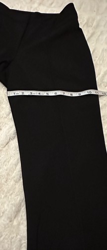 Rafaella Black High-Rise Dress Pants Polyester Rayon Blend Women's Size 14-READ - Picture 9 of 14