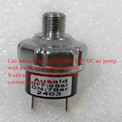 FOR 12V24V220V 30A automatic start stop switch 7.0kg on 9.0kg off NC G1/8