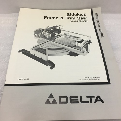 Delta Sidekick Frame and Trim Saw 