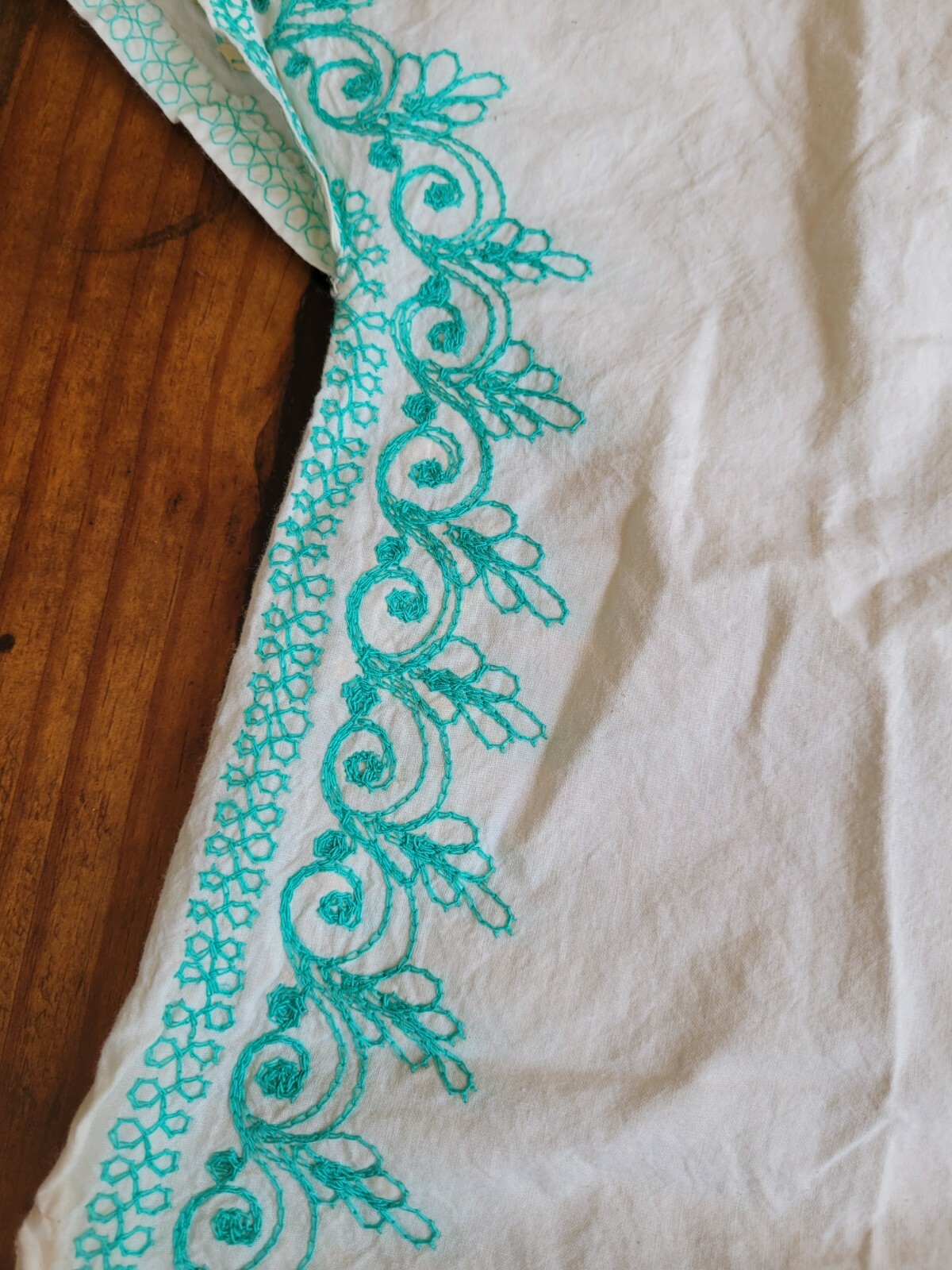 Vintage Blouse Boho Top Caribana Rare Nice! See pics for dimensions SZ Large? L image 5