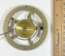 Unbranded 30 Hour Clock Movement Strike Side Main Wheel (See Pics To ID) (KD509)
