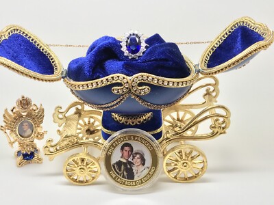MAJESTIC ROYAL BLUE SAPPHIRE RING LAB CREATED,  PRINCESS DIANA INSPIRED
