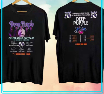2024 Deep Purple Tour T-Shirt, Deep Purple Band Fan Gift, Deep Purple 50th Anniv