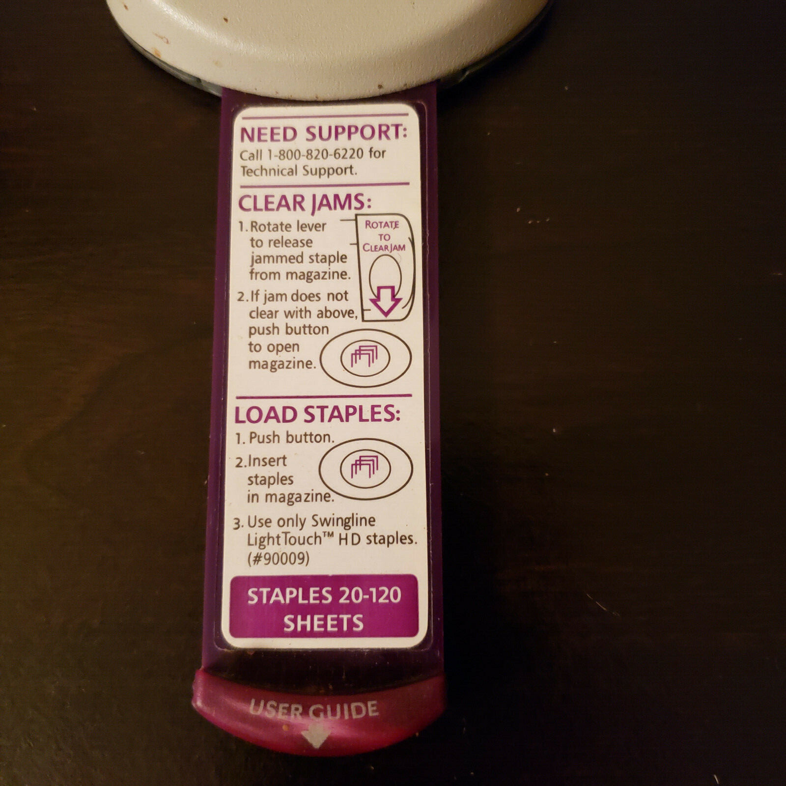 Used Swingline Light Touch Heavy Duty Stapler. Item 90009. Staples 20