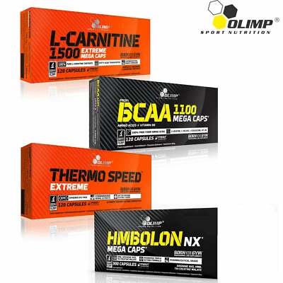 OLIMP- L-CARNITINE + BCAA + THERMO SPEED EXTREME + HMBOLON - Gewichtsverlust - Bild 1 von 4