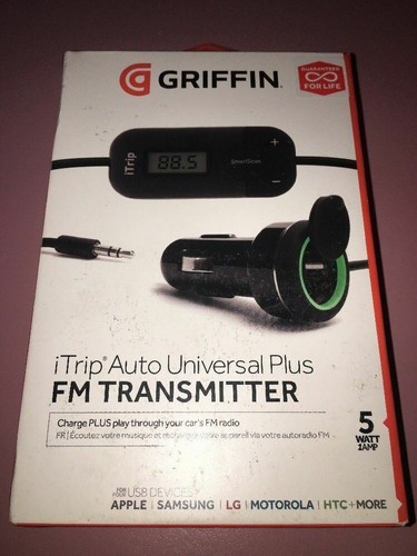 Griffin iTrip Auto Universal Plus FM Transmitter-Brand New-SHIPS N 24 HOURS - Picture 1 of 2