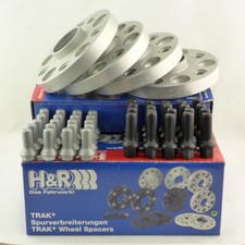 H&R Spurverbreiterung 70/80mm silber für Audi A4 A5 A8 Q5 Q7