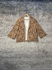 Saltwater Luxe Women’s Leopard Garvey Blazer Jacket Size Medium