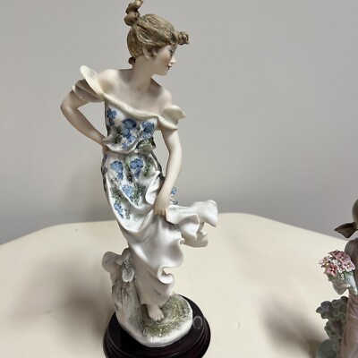 STUNNING 1996 GIUSEPPE ARMANI SIGNED 14'' FIGURINE ''ALLEGRA'' statue excellent
