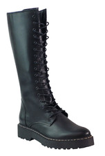 Palpa Stiefel F-8430 01 schwarz Black Echtled...