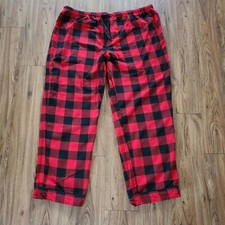 Wondershop Womens Sleepwear Pajamas Flannel Pants Buffalo Red Size XXL