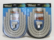 2x CABLE Management Organizer Cable Cord Wire Cover Hider Sleeves PC TV AUDIO