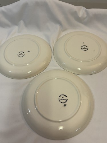 3 METLOX PoppyTrail California Ivy Hand Painted Salad Plates 8" Bread Dessert - Picture 6 of 7