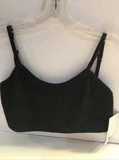 Dance Top with Adjustable Straps Black Women  s Large