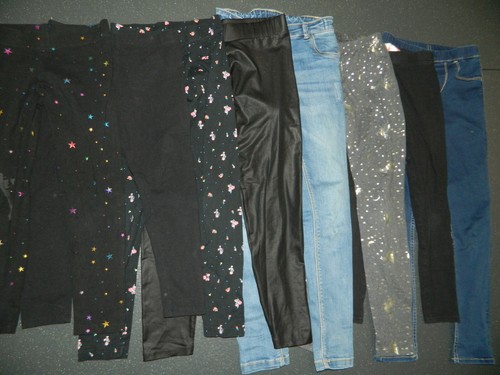Mädchen Leggings Bekleidungspaket Alter 8/9 Jahre Slim Fit gebrauchter Zustand