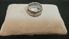 PZ ISRAEL 925 Stamped:  MODERNIST LACE SPINNER STERLING SILVER  RING SIZE 7 — photo 1