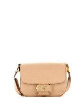 PRADA GHW Shoulder Bag 1BD217 Saffiano Nude