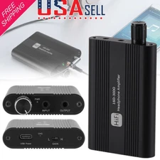 HiFi Headphone Amplifier Portable Earphone Amp 3.5mm Audio Input Output USB Cabl