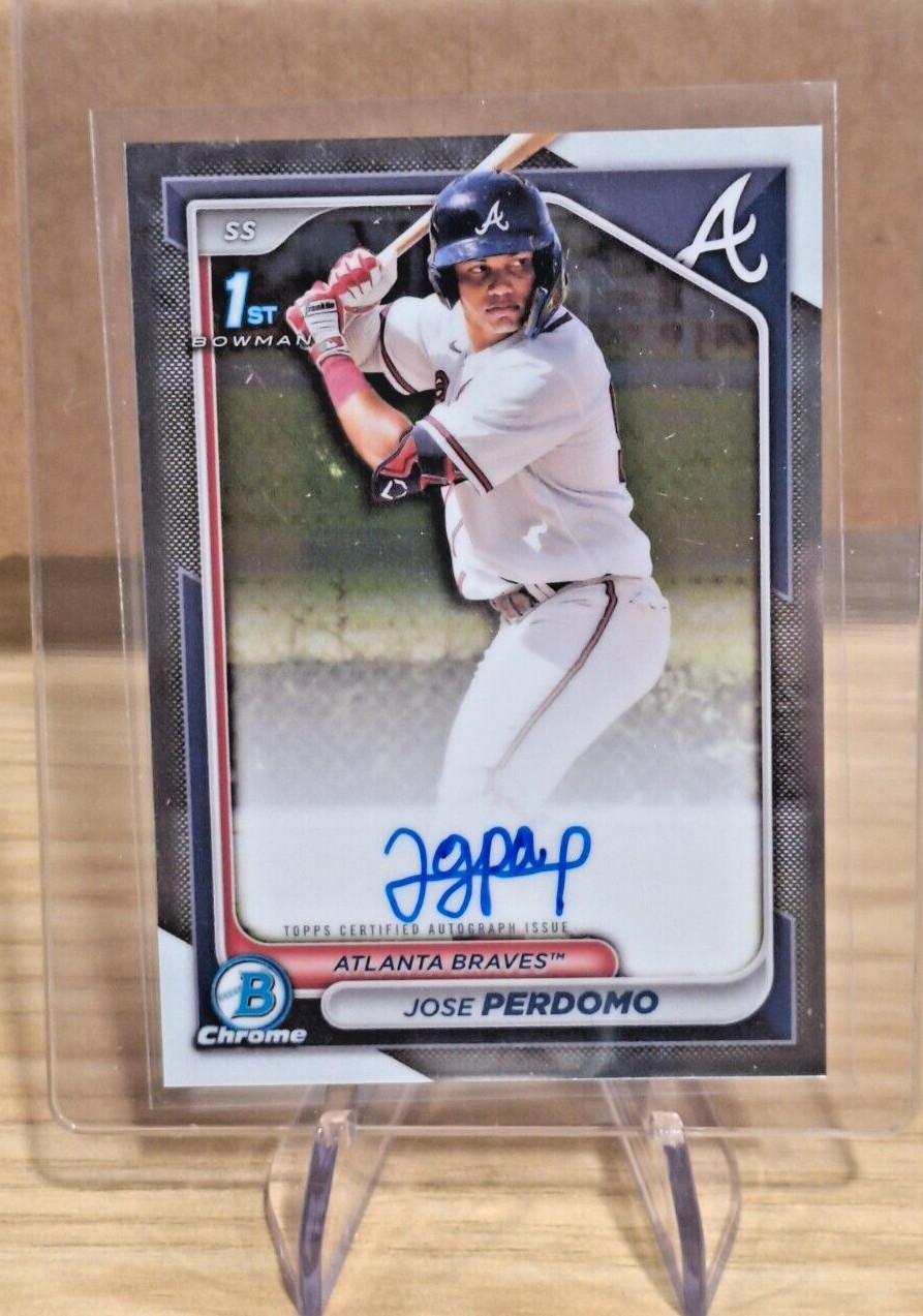 2024 Bowman Chrome - Prospect Autographs #CPA-JP Jose Perdomo (AU, RC)