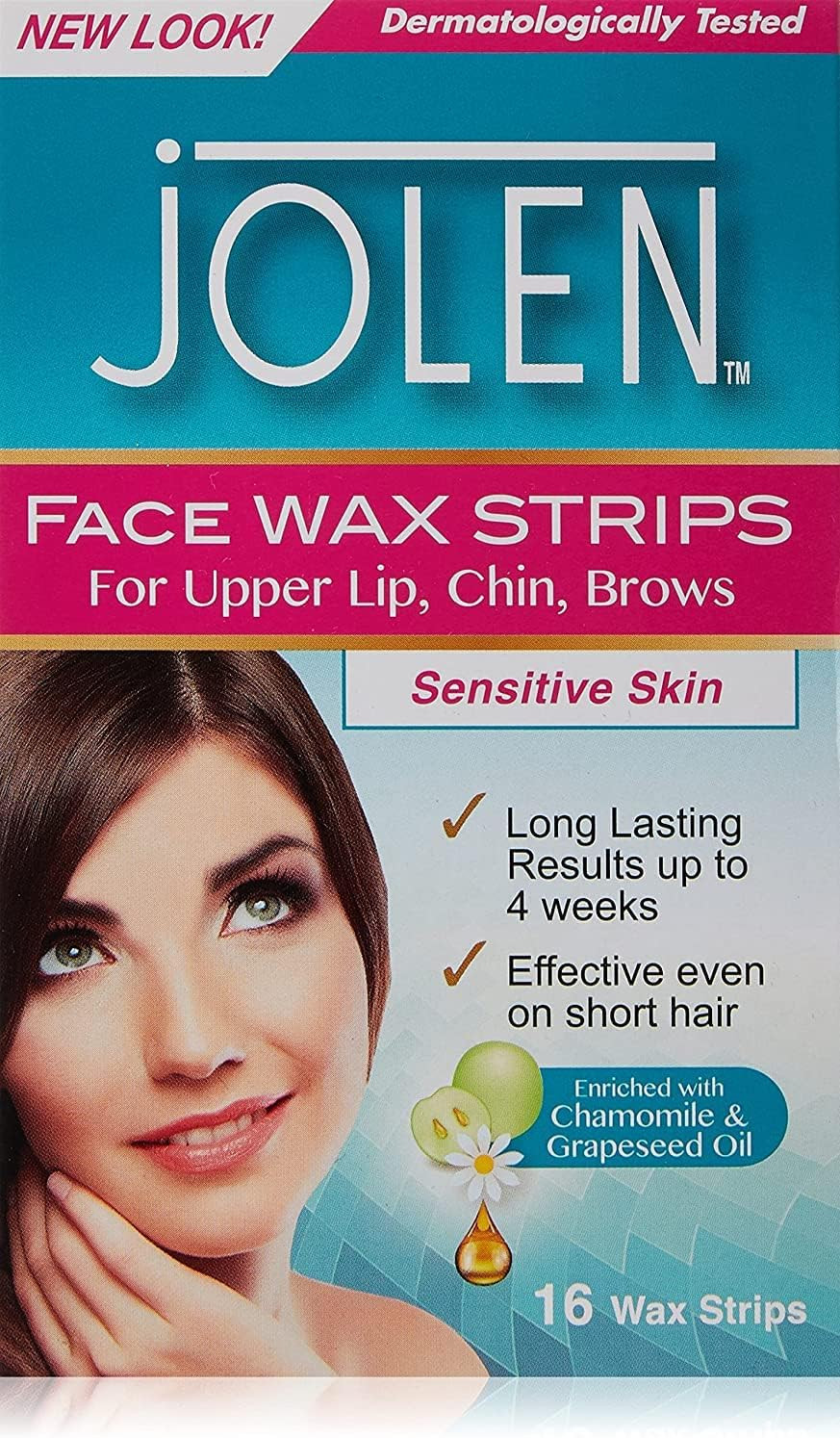 Sensitive  Skin  Facial  Strip  Wax ( 16  Strips ), ( Pack  of  1 )