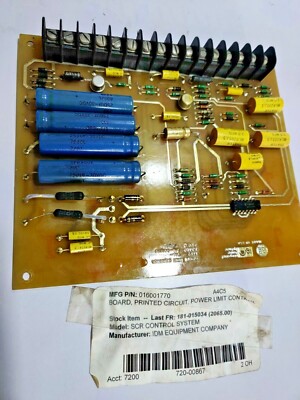 Power Limit Control PCB 016001770 - Integrated Power Systems - USA