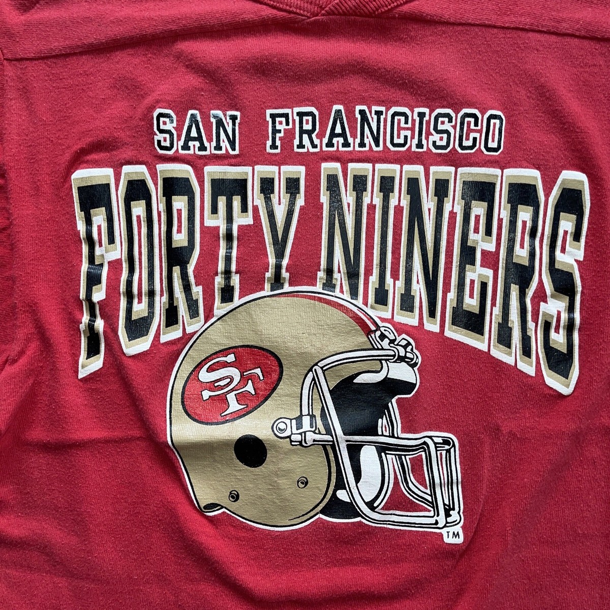 Vintage 80s San Francisco 49ers Champion Shirt Medium M - Single