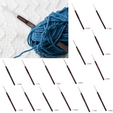 0.5mm-2.5mm 1pc Crochet Hooks Needles Small Lace Yarn DIY Knitting Needles HookU