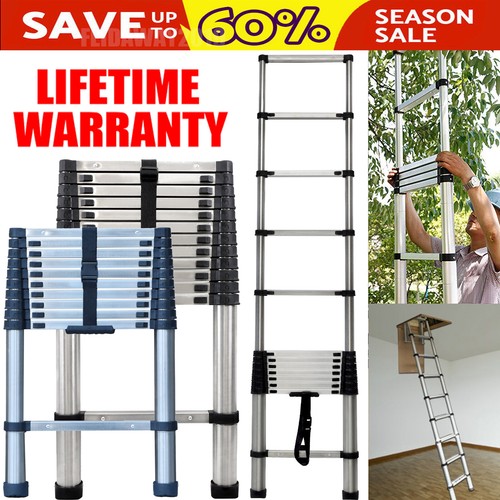 Heavy Duty MultiPurpose Portable Telescopic Folding Ladder Extendable
