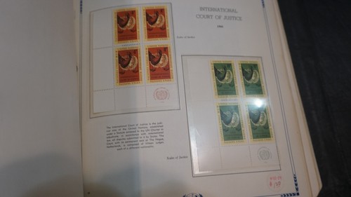 United Nations collection of Plate blocks Inscription in huge album MNH stamps - Picture 8 of 24