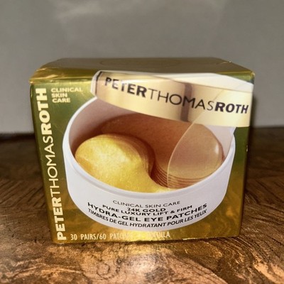 Peter Thomas Roth 24K Gold Luxury Lift & Firm Hydra-Gel Eye Patches - New