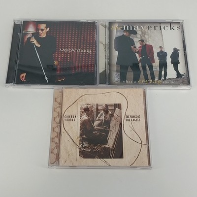 Music CD Lot Mavericks Marc Anthony Common Thread Eagles Songs 3 Discs