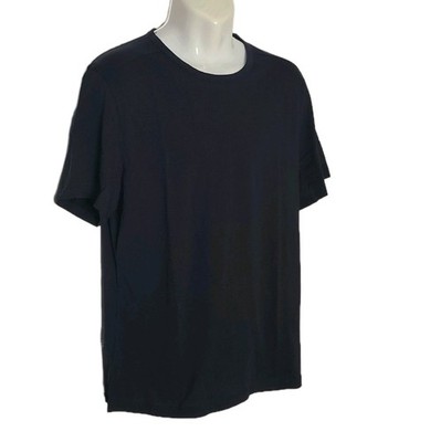 RUN ON CLOUDS Mens XL Black Short Sleeve Athletic T Shirt Top organic cotton NEW
