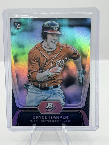 Bryce Harper RC 2012 Bowman Platinum #56 Washington Nationals